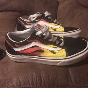 Vans worn about 3 times. Free of pet of smoke free